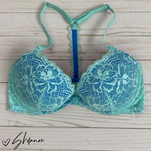 PINK Date Racerback Lace Push Up